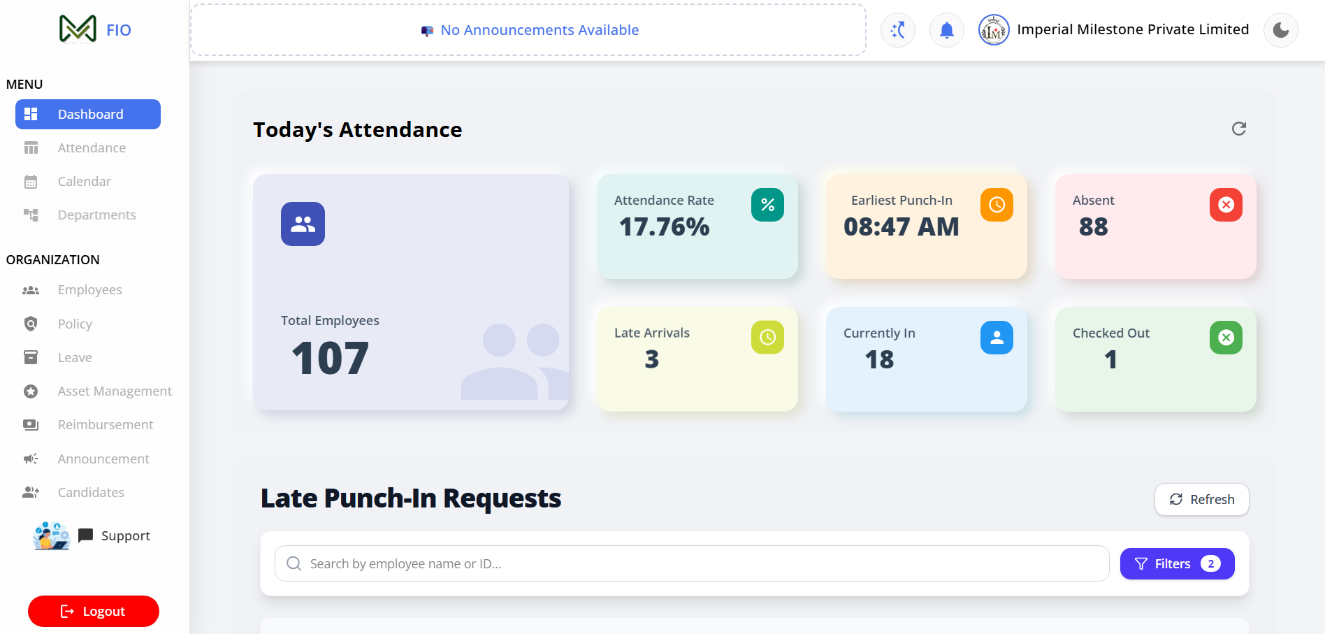 Admin Portal